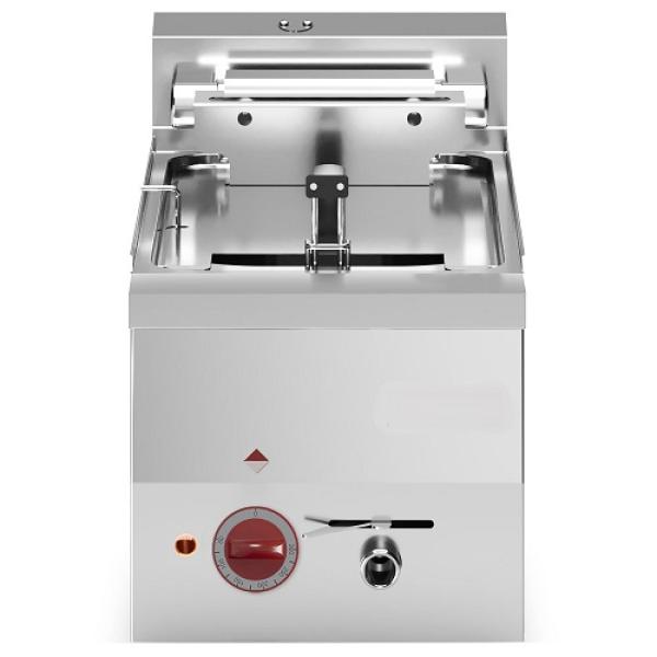 E60/F10-3T-N (25) Elektro Friteuse 1 Becken 10 Liter -Top-